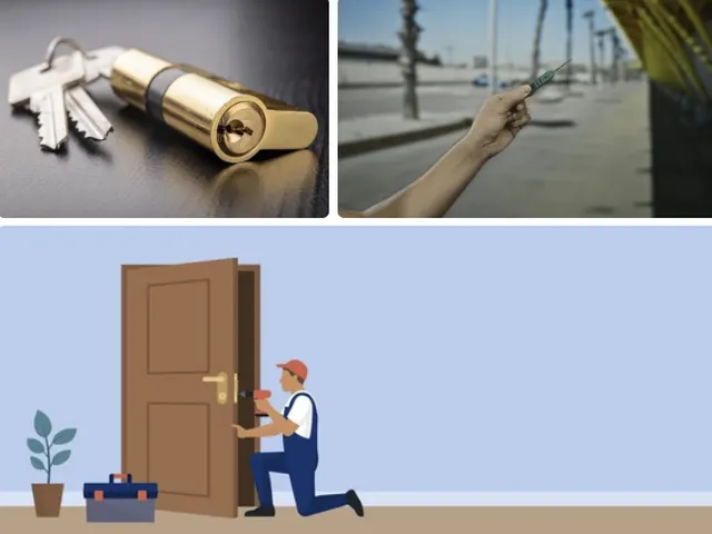 Pose d'une porte blindée certifiée